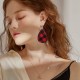 16 Pair Teardrop Leather Earrings Christmas Tree Earring For Women Petal Dangle Drop Earring Lightweight 16 Pair Teardrop Leather Earrings Christmas Tree Earring For Women Petal Dangle Drop Earring Lightweight